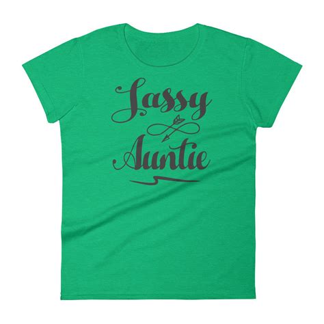 Sassy Auntie T Shirt Aunt T Shirt T For Aunt Crazy Etsy