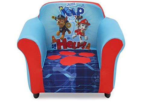 Delta Children Plastic Frame Upholstered Chair Nick Jr Paw Patrol