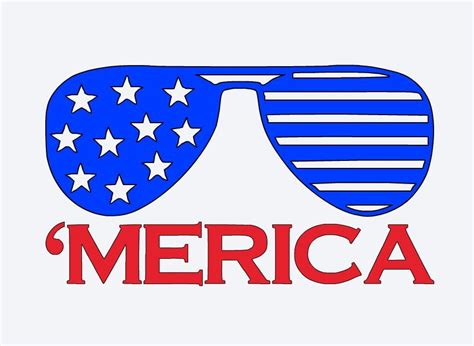America Clipart Sunglasses America Sunglasses Transparent Free For