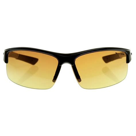 x loop sports half frame high definition sunglasses hd xloop eyewear sunglass la