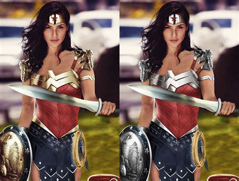 Wonder Woman Gal Gadot Battle Edition With Eagle By Lamboman7 On Deviantart
