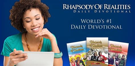 Rhaphsody Of Realities Daily Devotional Reality Pastor Chris