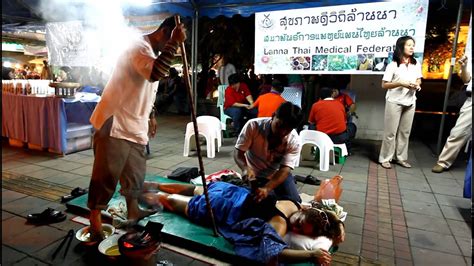 amazing thai massage in north thailand youtube