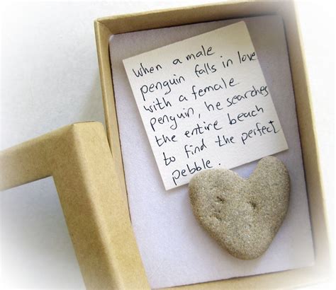 But even a valentine can be presented very unusual. Unique Valentine's Card For Her a heart shaped rock in a
