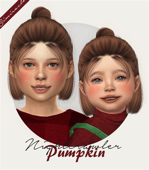 Fabienne Toddler Hair Sims 4 Sims Hair Kids Hairstyles