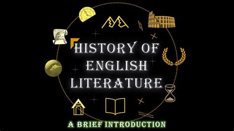 History Of English Literature A Brief Introduction Youtube