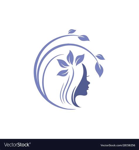 The Logo For Women S Care And Beauty The Concept Of A Face That Looks Feminine For Your