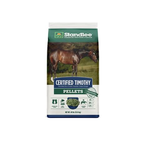 Standlee Premium Western Forage Certified Timothy Grass Hay Pellets