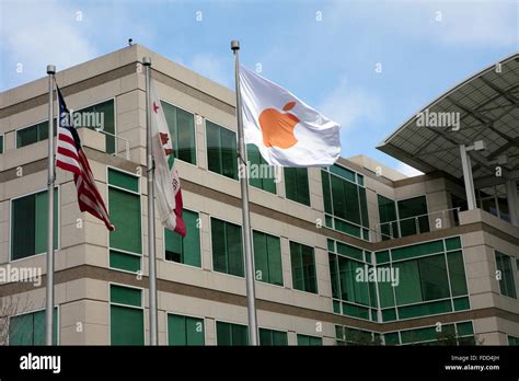 A View Of Apples Headquarters In Cupertino California Stock Photo Alamy