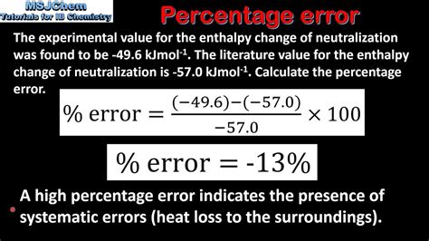 Define percent error and calculate the error given appropriate data. Equation For Percent Error Physics - Tessshebaylo