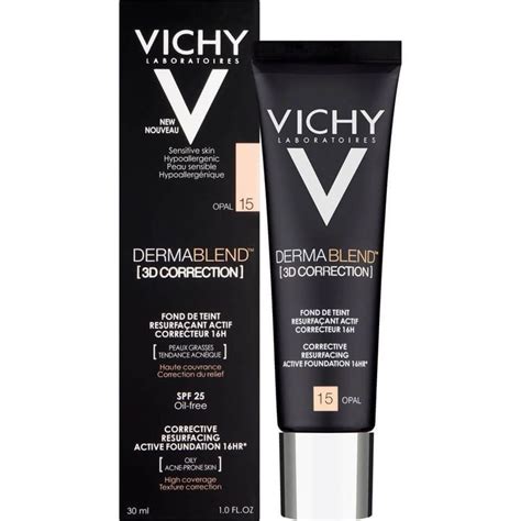 Buy Vichy Dermablend 3D Correction Foundation 30ml Luxury Skincare Hair