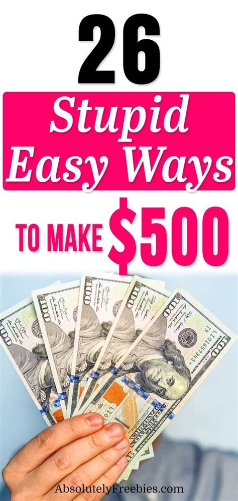 How can i make money fast as a kid from home? How to Make $500 Dollars Fast In a Week Realistically ...