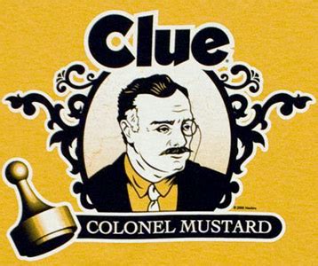 Clue is in my top 5 of favorite 80s movies and my husband and i love it so much, we routinely quote lines from it. Clue t-shirt - Colonel Mustard tee