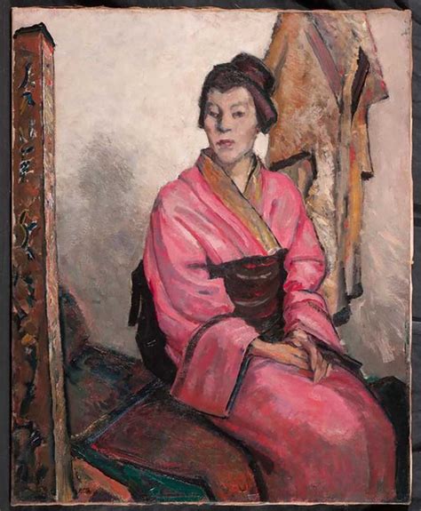 Dame Im Kimono Wilhelm Thoeny Als Kunstdruck Oder Gemälde
