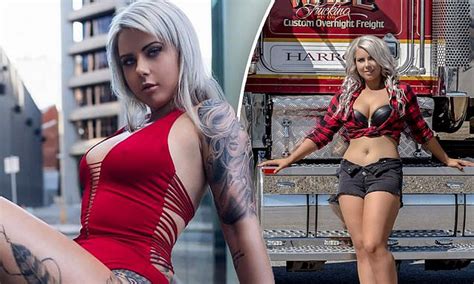 Australia S Hottest Truck Driver Reveals The Staggering Amount She