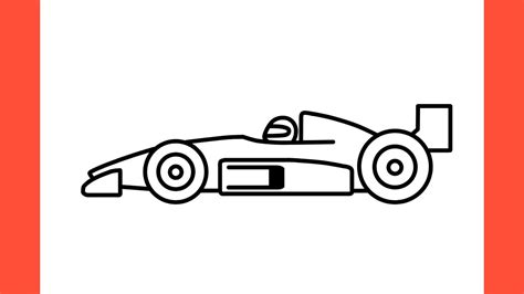 How To Draw A Race Car Step By Step Drawing Sports Car Easy Youtube