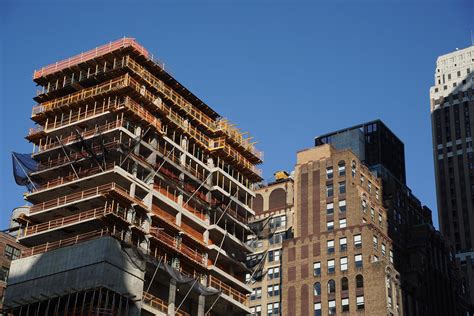 New York Manhattan Skyscrapers Under Construction 2022 18750369 Stock