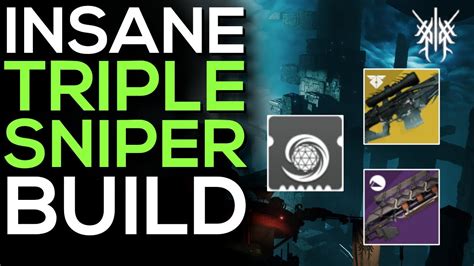 Best Sniper Build In Destiny 2 Insane Triple Sniper Build Beyond