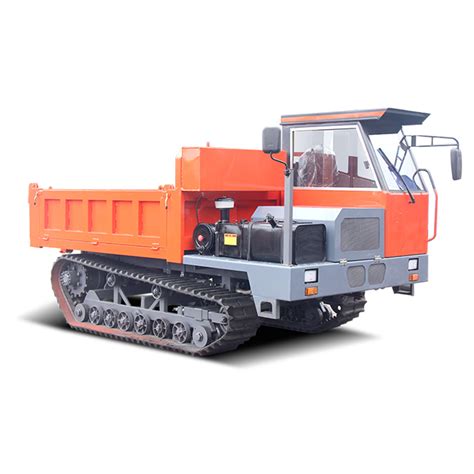 Mini Crawler Dumper Trucks Rubber Track 6 Tons Crawler Transporter