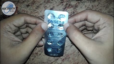 Onset 8 Ondansetron 8mg Tablet Dangerous Side Effects In English By