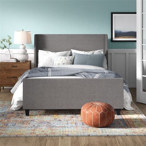 Joss And Main Alcot Upholstered Low Profile Platform Bed And Reviews