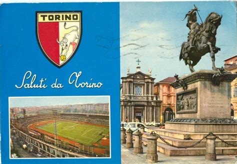 Italy Saluti Da Torino 1975 Used Postcard Hippostcard