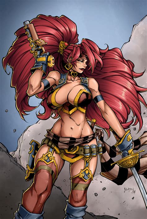Redhorn Red Monika Battle Chasers