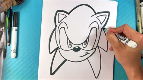 Easy How To Draw Sonic Youtube