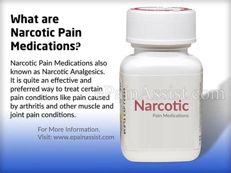 What Are Narcotic Pain Medications Know Its Risks