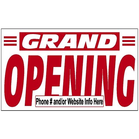 Grand Opening Business Banner The Sign Store Nm