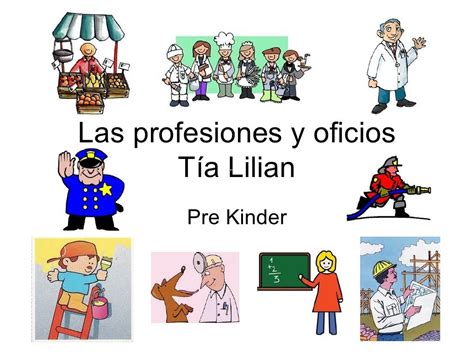 Las Profesiones Y Oficios By Lilian Via Slideshare Professions Social