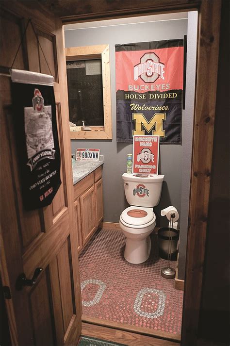 Ohio State Bathroom Accessories Ncaa Ohio State University Buckeyes