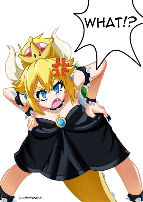 Bowsette By Jeffanime Super Mario Anime Guy Pictures