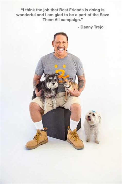 Check spelling or type a new query. Character actor Danny Trejo featured in 'Save Them All' campaign for Best Friends Animal Society ...