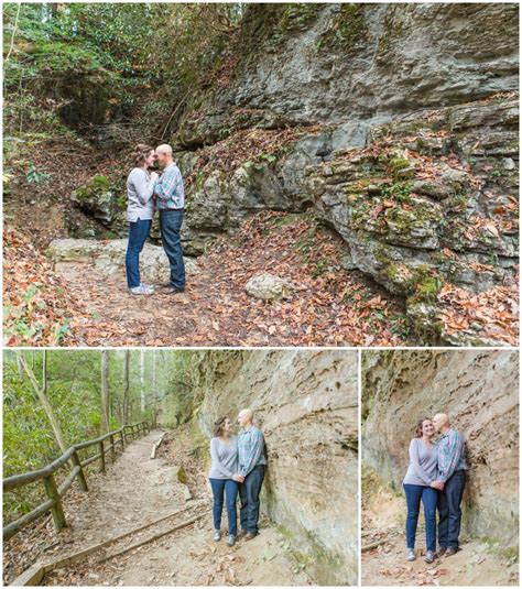 Fall Red River Gorge Engagement Session At Natural Bridge State Park