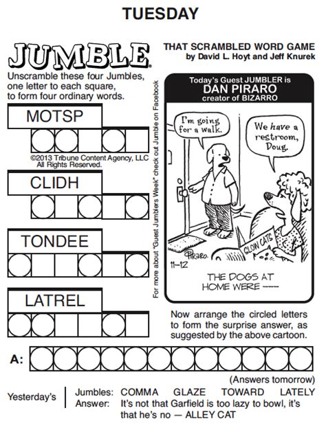 How to find free printable jumble word puzzles. Daily Jumble Final | Jumbled words, Word puzzles printable ...