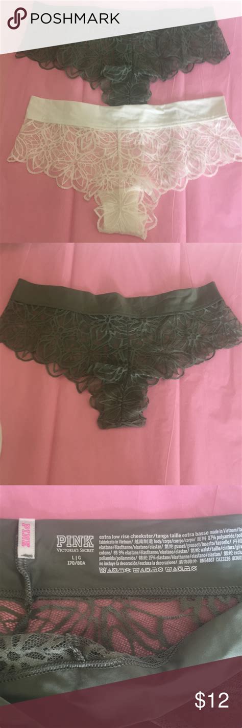 Pink Victorias Secret Extra Low Rise Cheekster Pink Victorias Secret