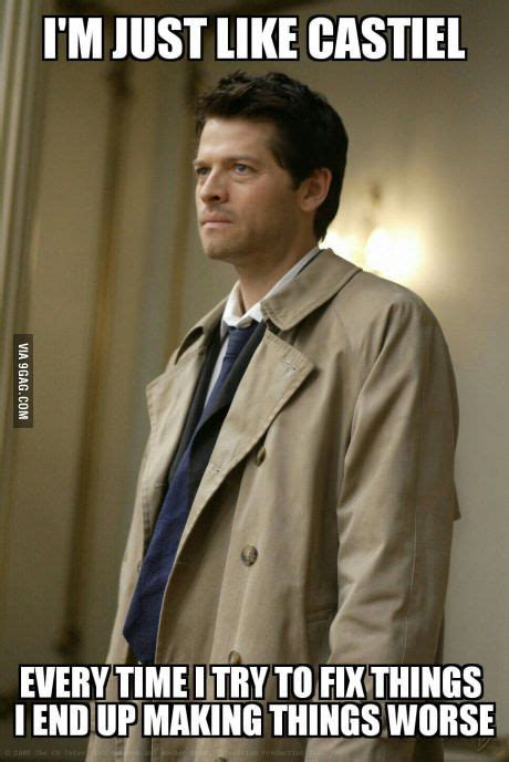Any Supernatural Fans Here  With Images Supernatural Memes Supernatural Fans Castiel