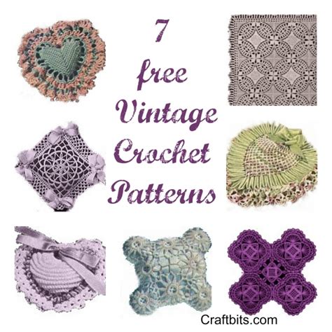 Free Pattern 7 Vintage Crochet Patterns Crochet