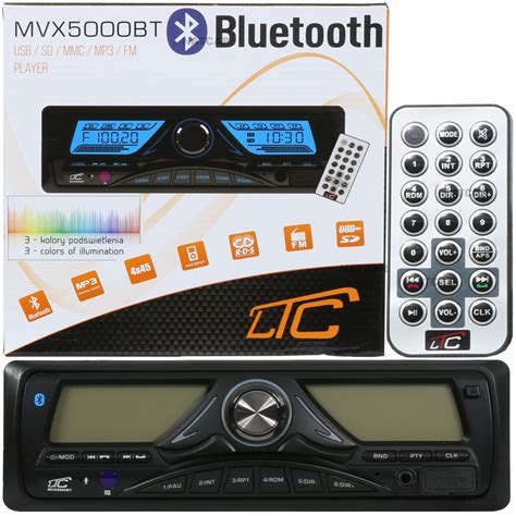 Radio Samochodowe Usb Aux Sd Pilot Rds Bluetooth