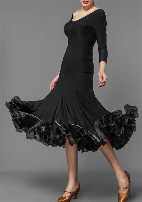 black-crepe-ballroom-smooth-practice-dress