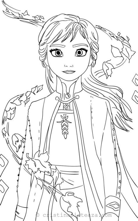 You can use our amazing online tool to color and edit the following princess anna coloring pages. Anna from Frozen 2 Coloring Pages - Cristina Picteaza.com ...