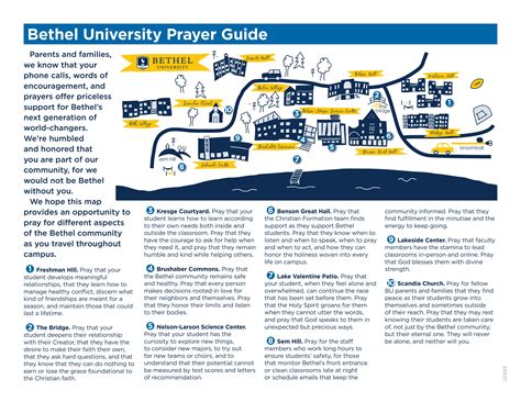 Prayer Guide by Bethel University - Issuu