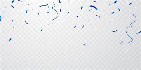 Premium Vector Blue Confetti Background For Party Celebration The