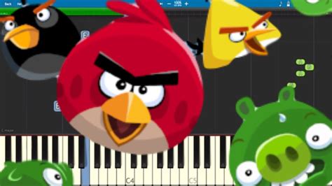 Angry Birds Theme Song Easy Piano Tutorial Youtube