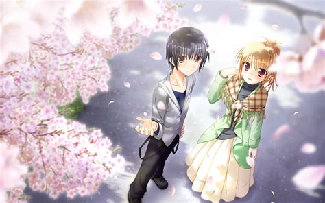 Cute Anime Couple Wallpaper Wallpapersafari