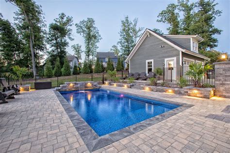 A shared swimming pool is available for your enjoyment. Pin by Jamie Simmons on New House-Pool/Back yard/Screened ...