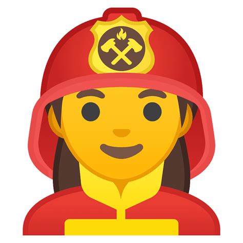 Woman Firefighter Emoji Clipart Free Download Transparent Png Creazilla