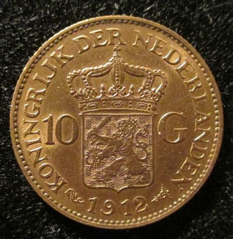 The Netherlands 10 Guilder Coin 1912 Wilhelmina Gold Catawiki