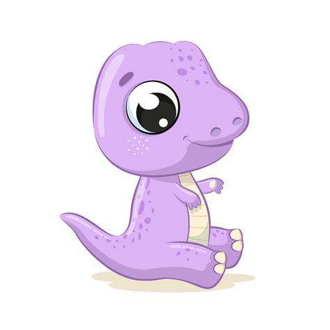Cute Baby Dinosaur Illustration Vector Cartoon Illustration 3242239